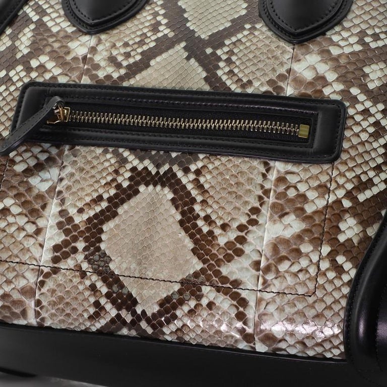Celine Luggage Bag Python and Leather Mini at 1stDibs | celine bag ...