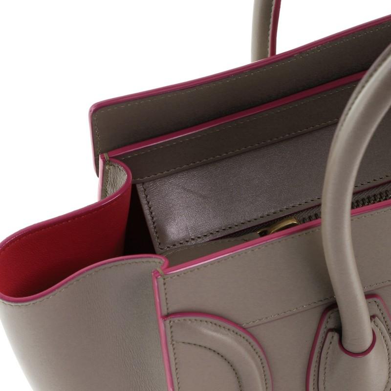 Celine Luggage Bag Smooth Leather Micro 1