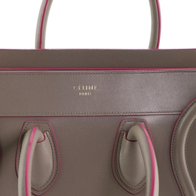Celine Luggage Bag Smooth Leather Micro 2