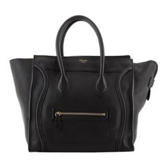 Celine Luggage Bag Smooth Leather Micro