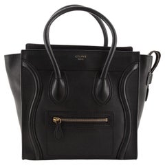 Celine Luggage Bag Smooth Leather Micro