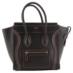Celine Luggage Bag Smooth Leather Micro