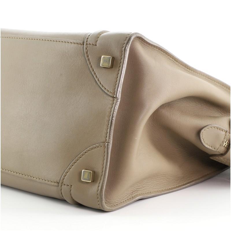 Celine Luggage Bag Smooth Leather Mini 2