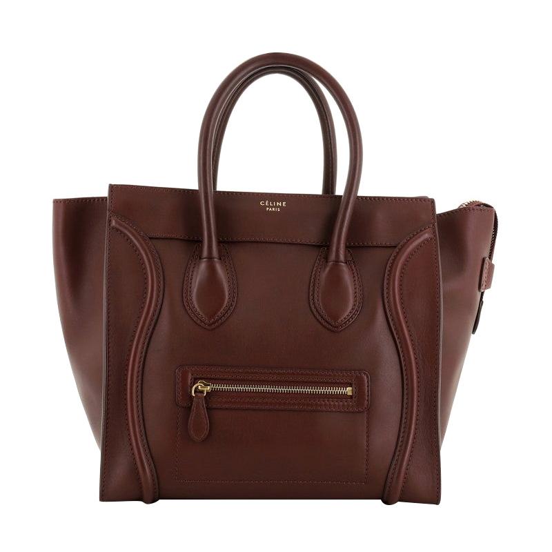  Celine Luggage Bag Smooth Leather Mini