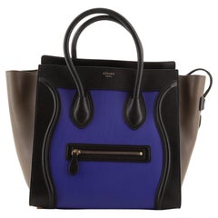 Mini-Gepäcktasche aus glänzendem Leder von Celine