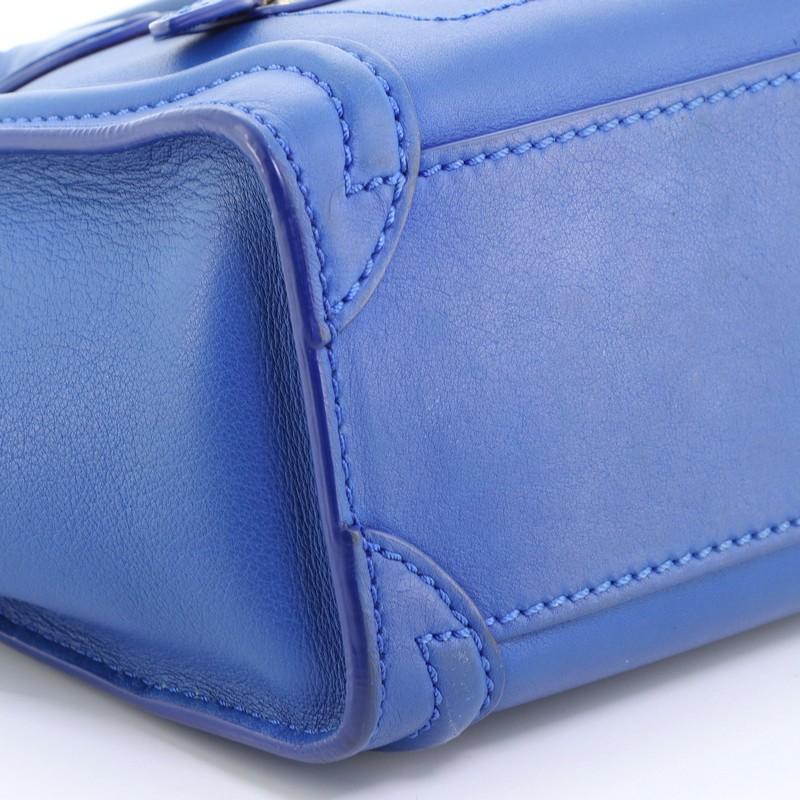 Celine Luggage Bag Smooth Leather Nano 1
