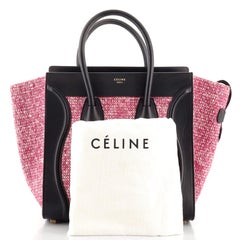 Celine Luggage Bag Tweed Mini