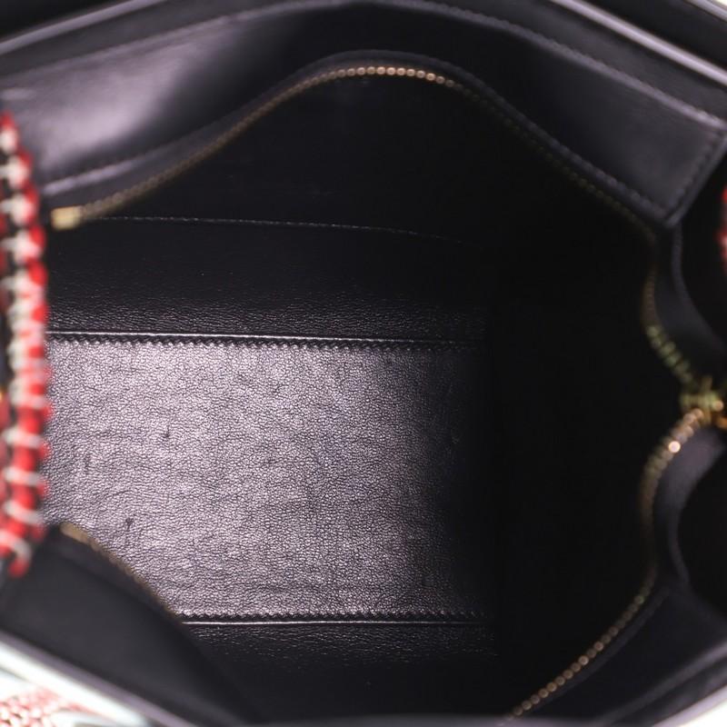 Celine Luggage Bag Tweed Nano In Good Condition In NY, NY