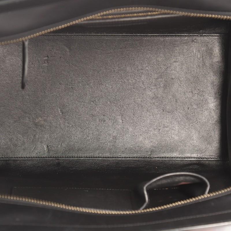 Celine Luggage Handbag Canvas and Leather Mini  1