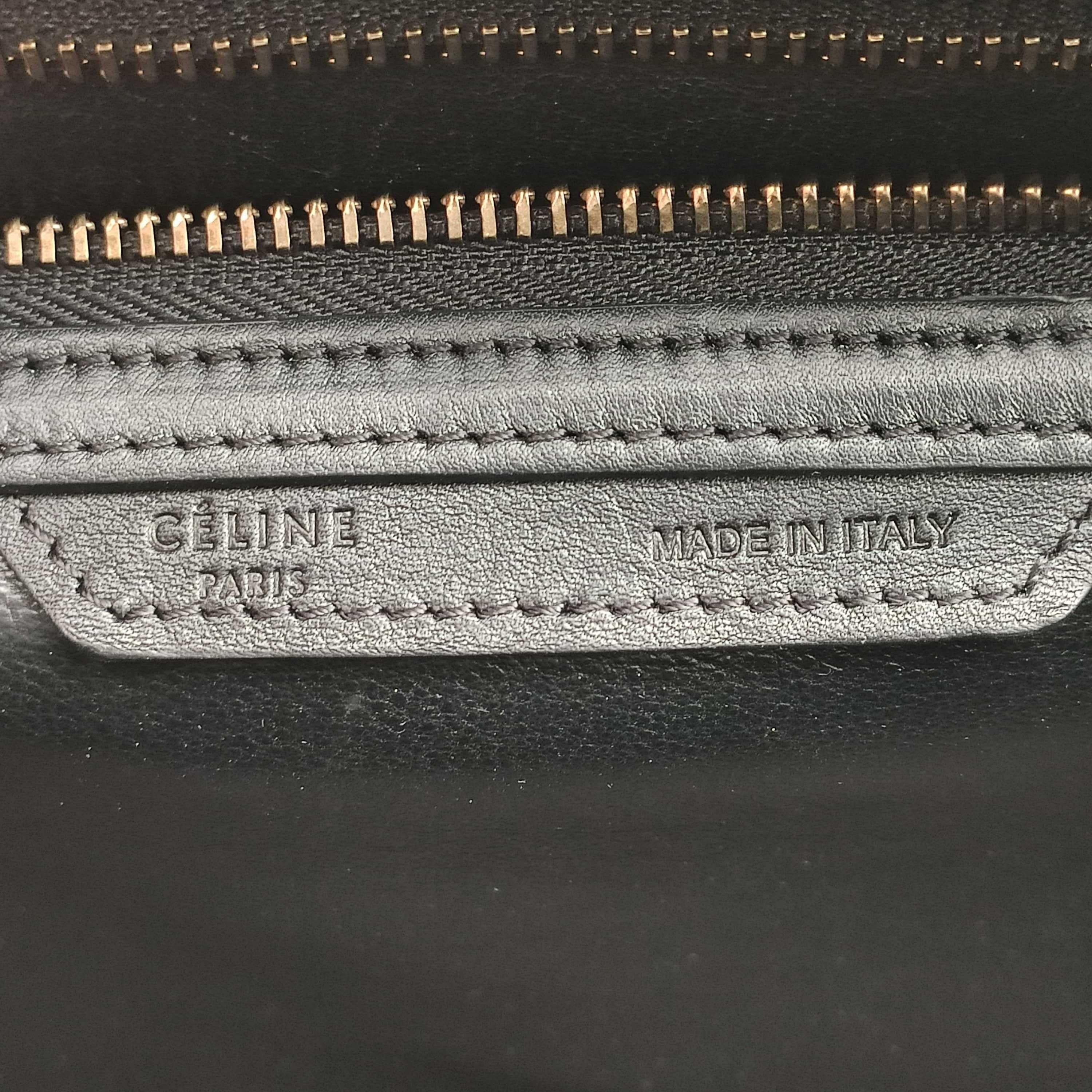 CÉLINE luggage Handbag in Blue Leather 1