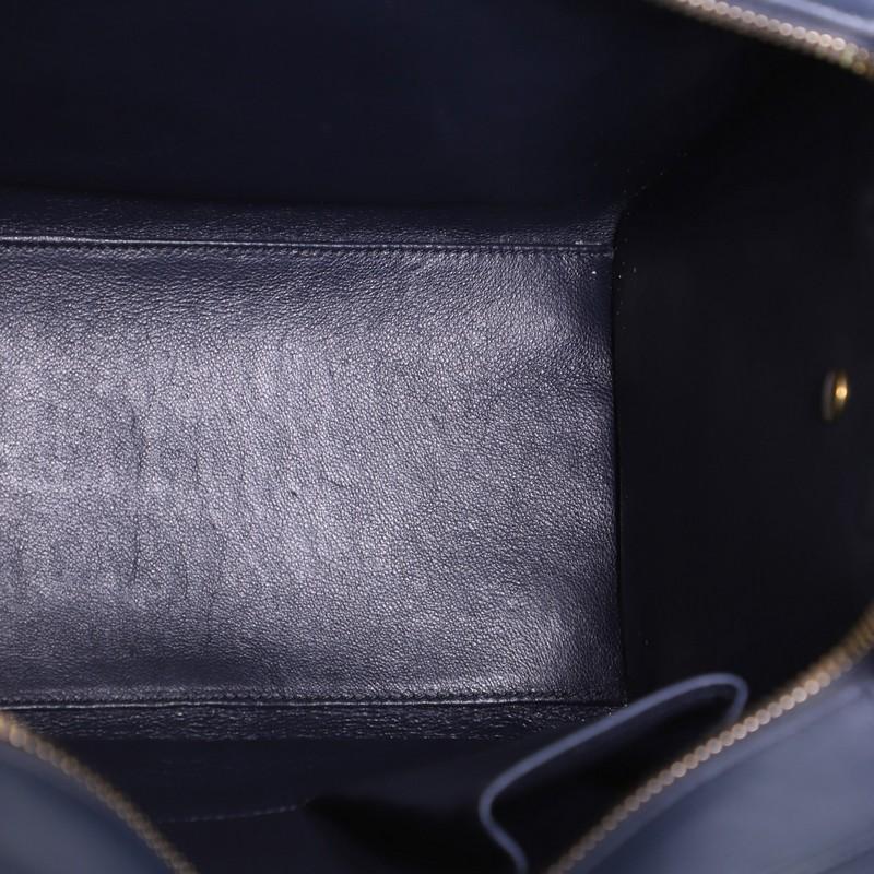 Women's or Men's Celine Luggage Handbag Python and Leather Micro