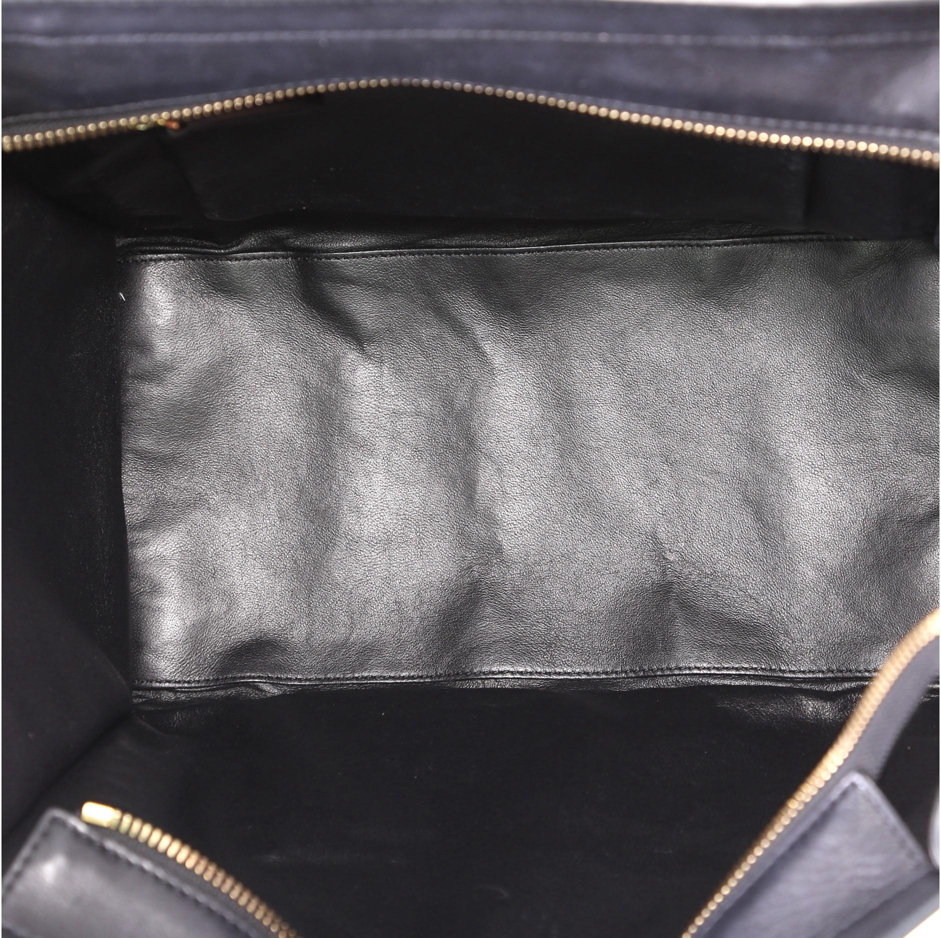 Celine Luggage Handbag Smooth Leather Mini 4
