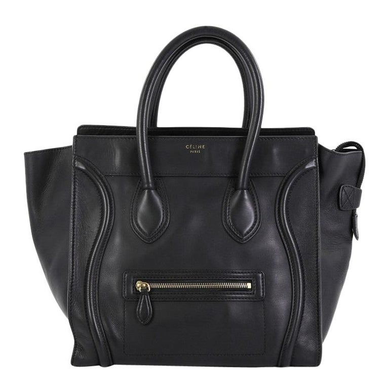 Celine Luggage Handbag Smooth Leather Mini at 1stdibs