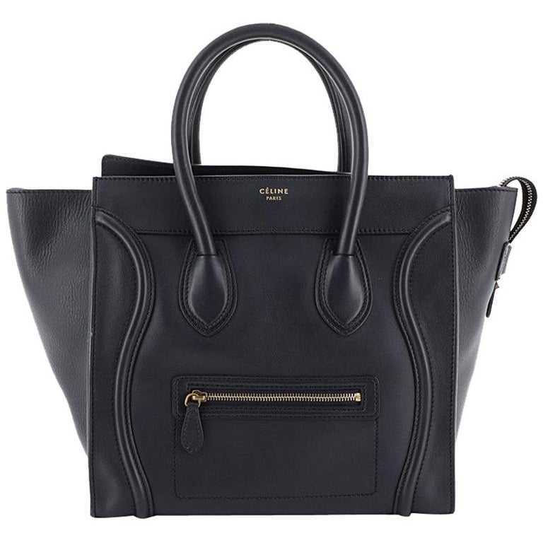 Celine Luggage Handbag Smooth Leather Mini at 1stDibs | celine nano ...