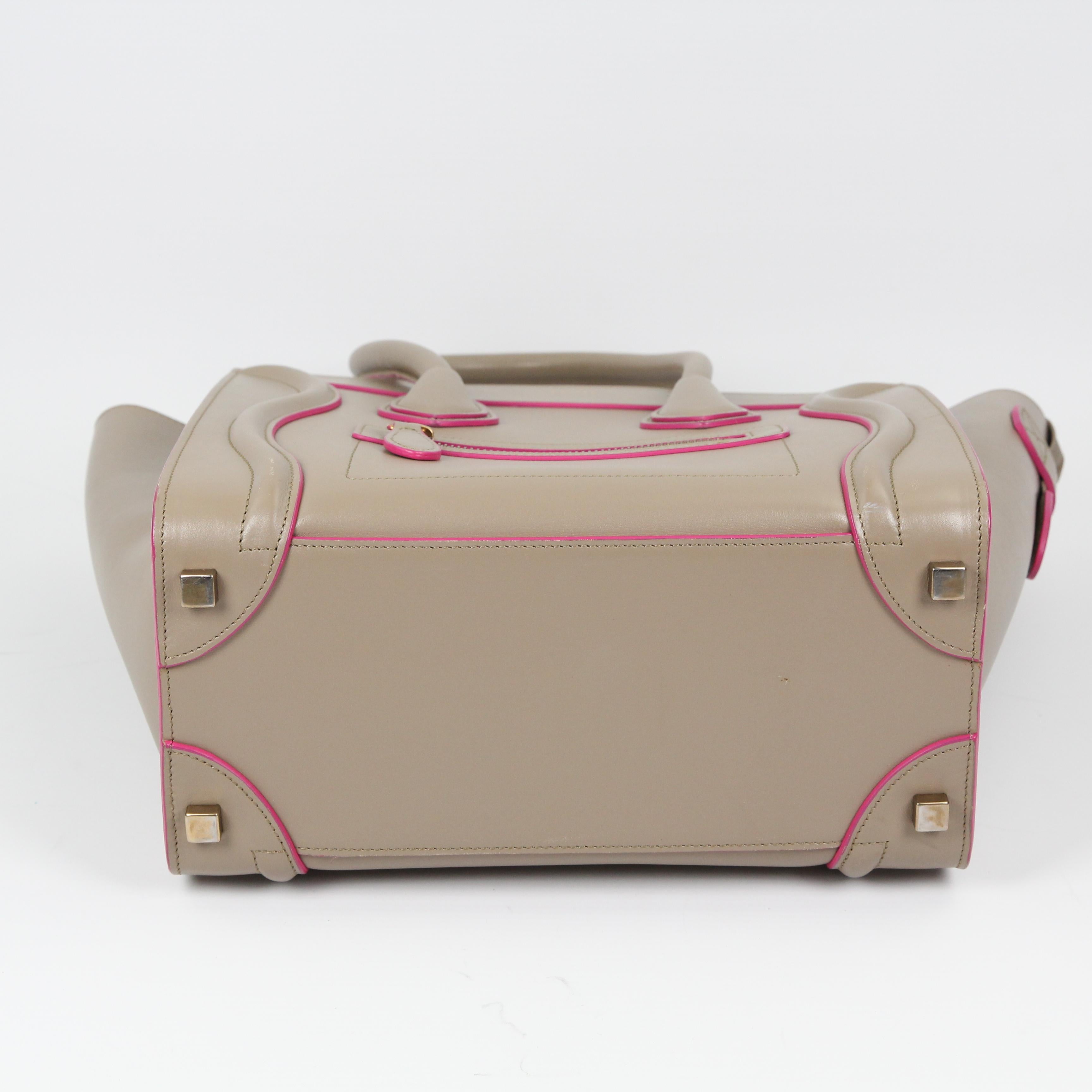 Women's Celine Luggage leather handbag For Sale