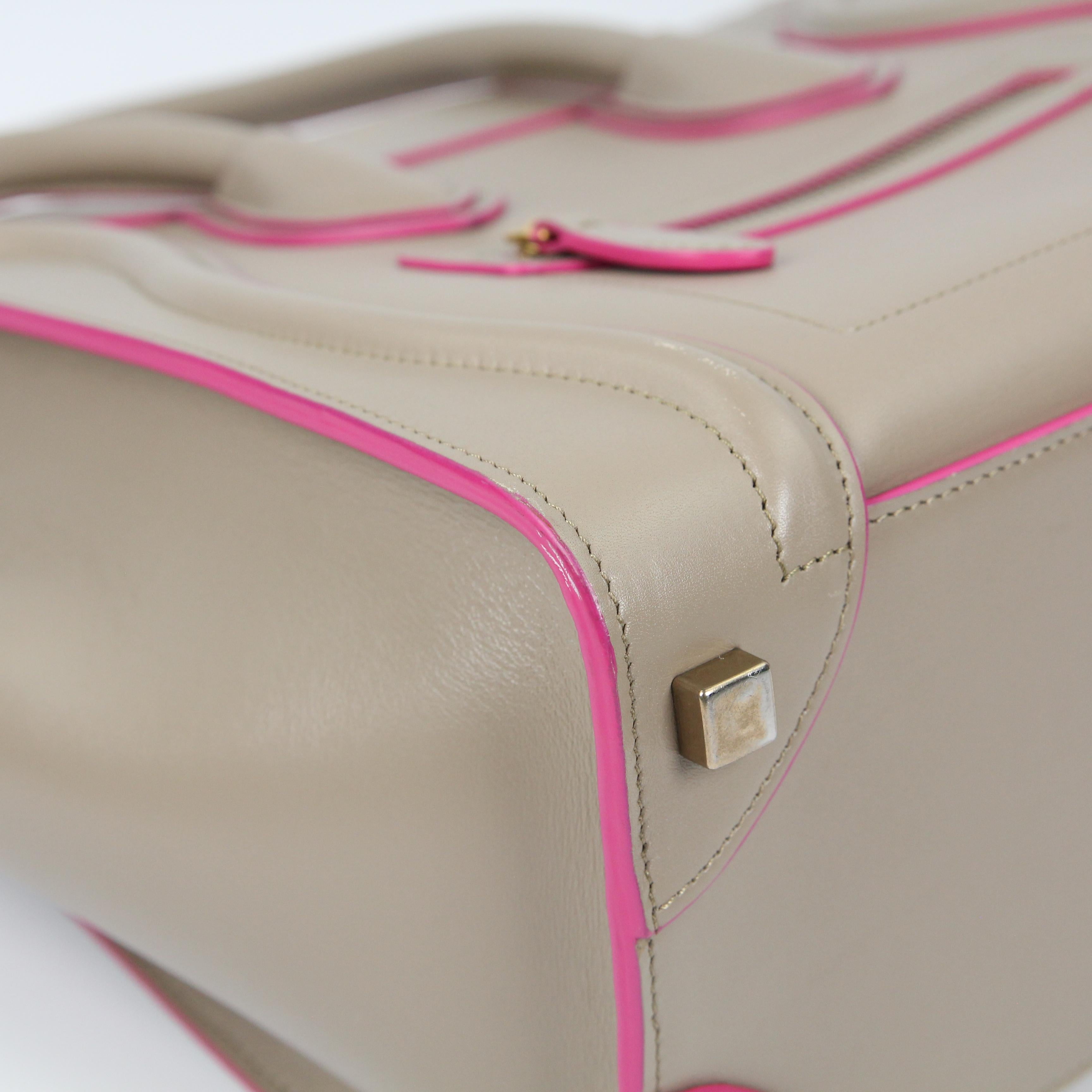 Celine Luggage leather handbag For Sale 1