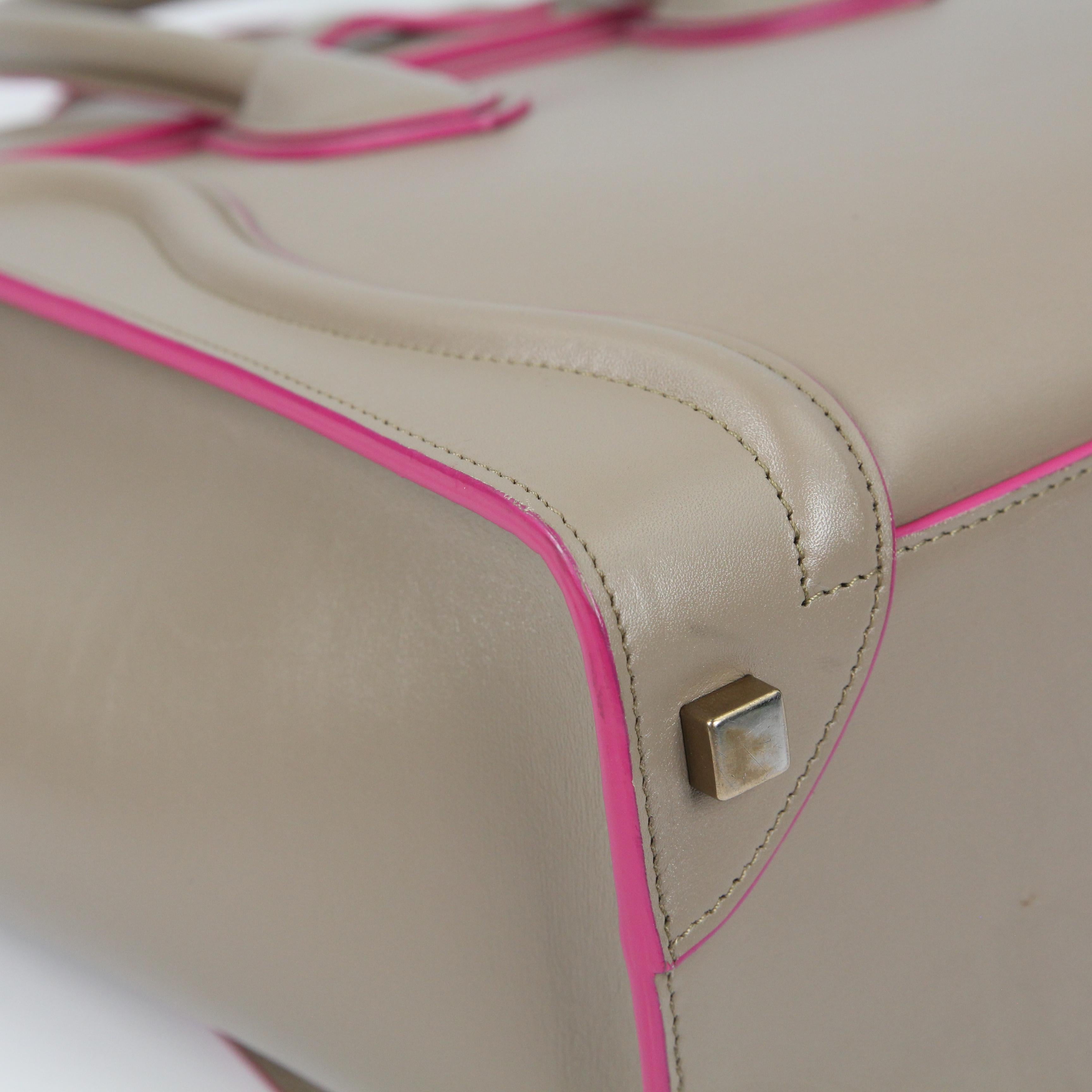 Celine Luggage leather handbag For Sale 3
