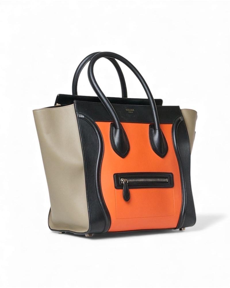 Marrone Celine Valigia Media Celine Nera