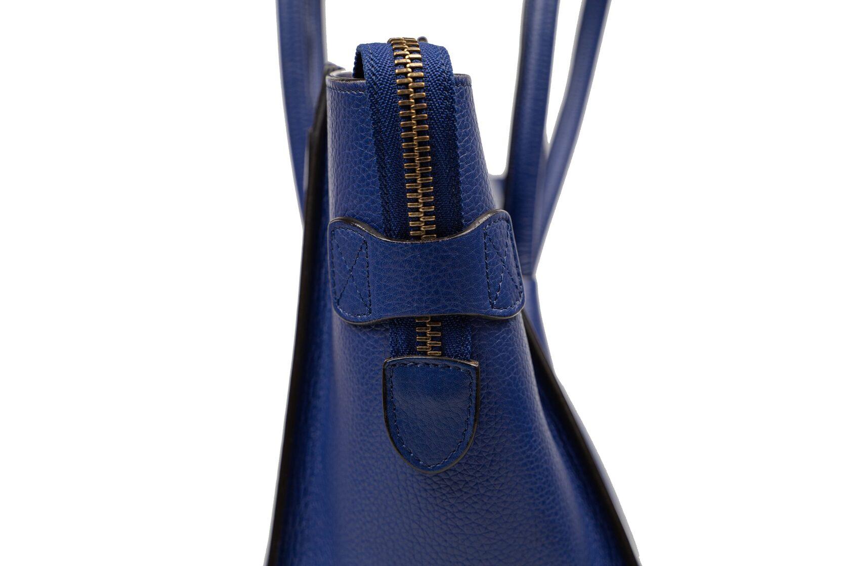 Celine Luggage Micro in Grained Calfskin For Sale 1