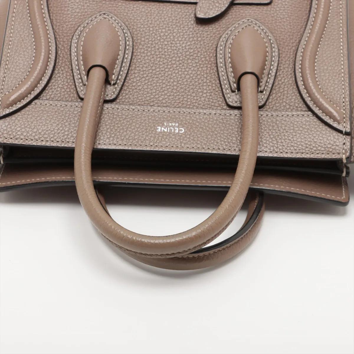 *Celine Borsa Shopper in pelle micro con cinturino e tracolla in vendita 1
