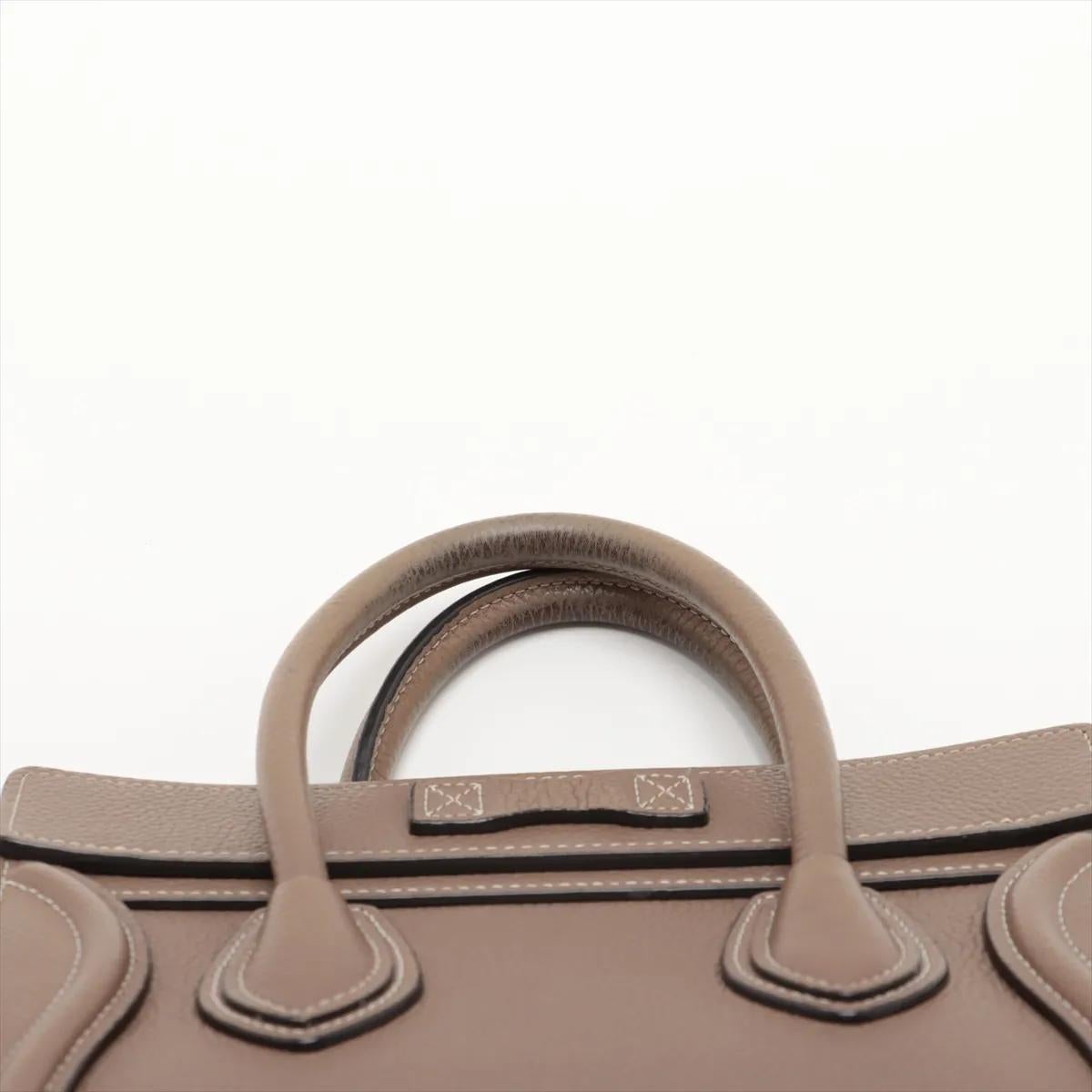 *Celine Borsa Shopper in pelle micro con cinturino e tracolla in vendita 2