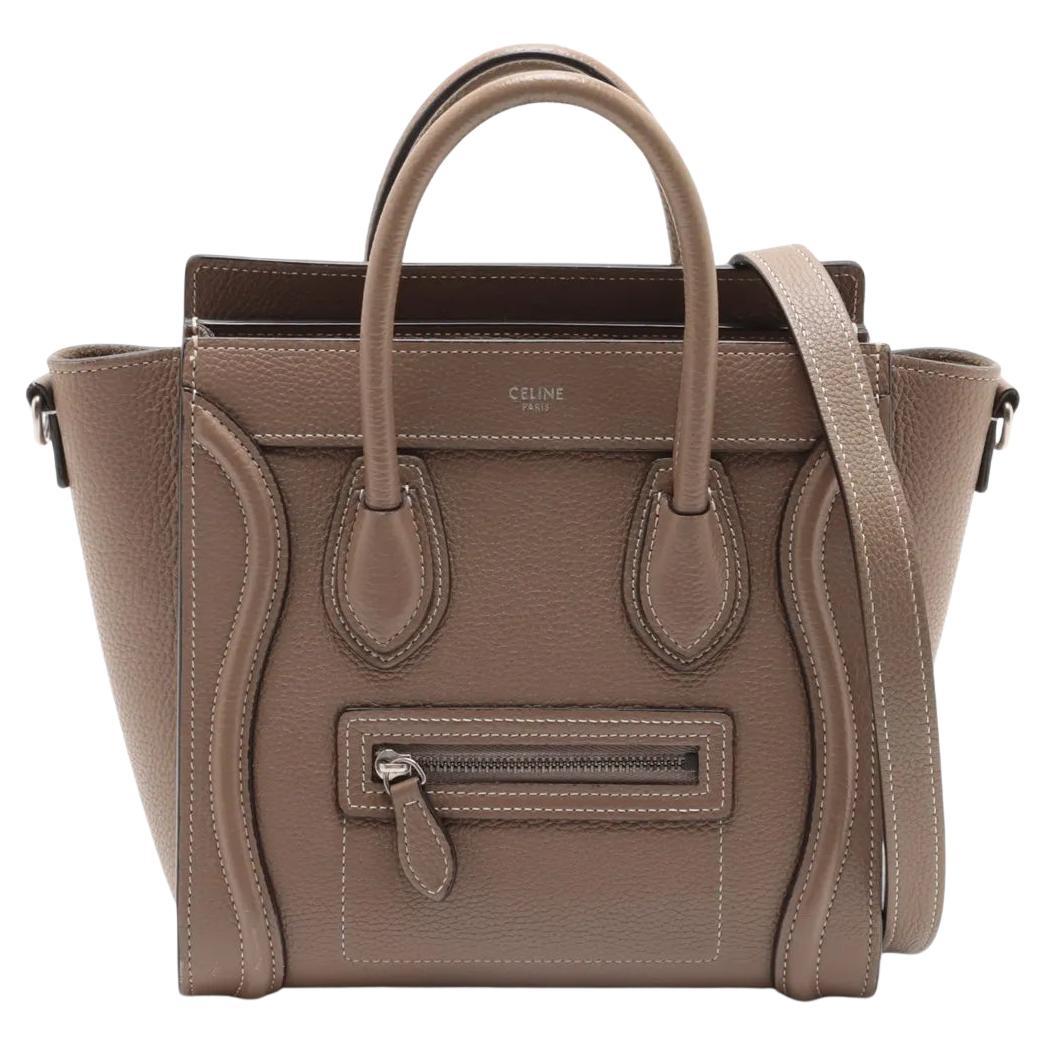 *Celine Borsa Shopper in pelle micro con cinturino e tracolla
