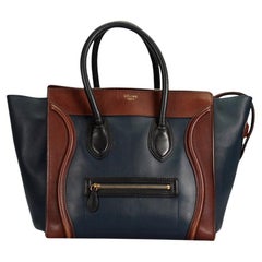 Celine Luggage Mini Leather Tote Bag