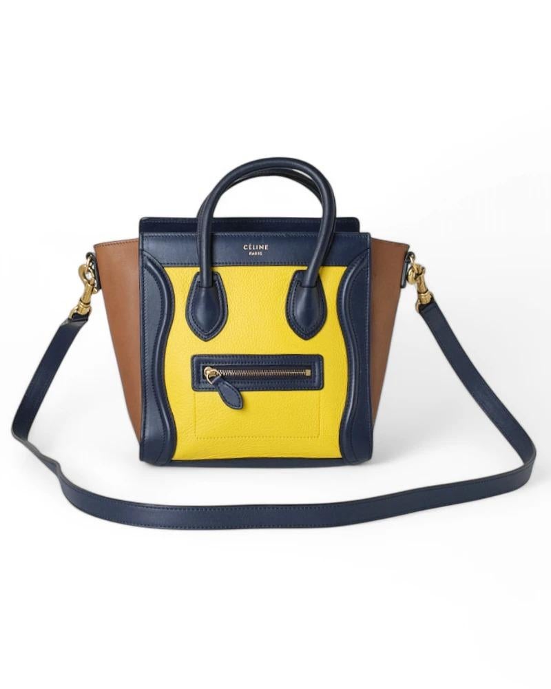 Celine Luggage Small Tricolor 7