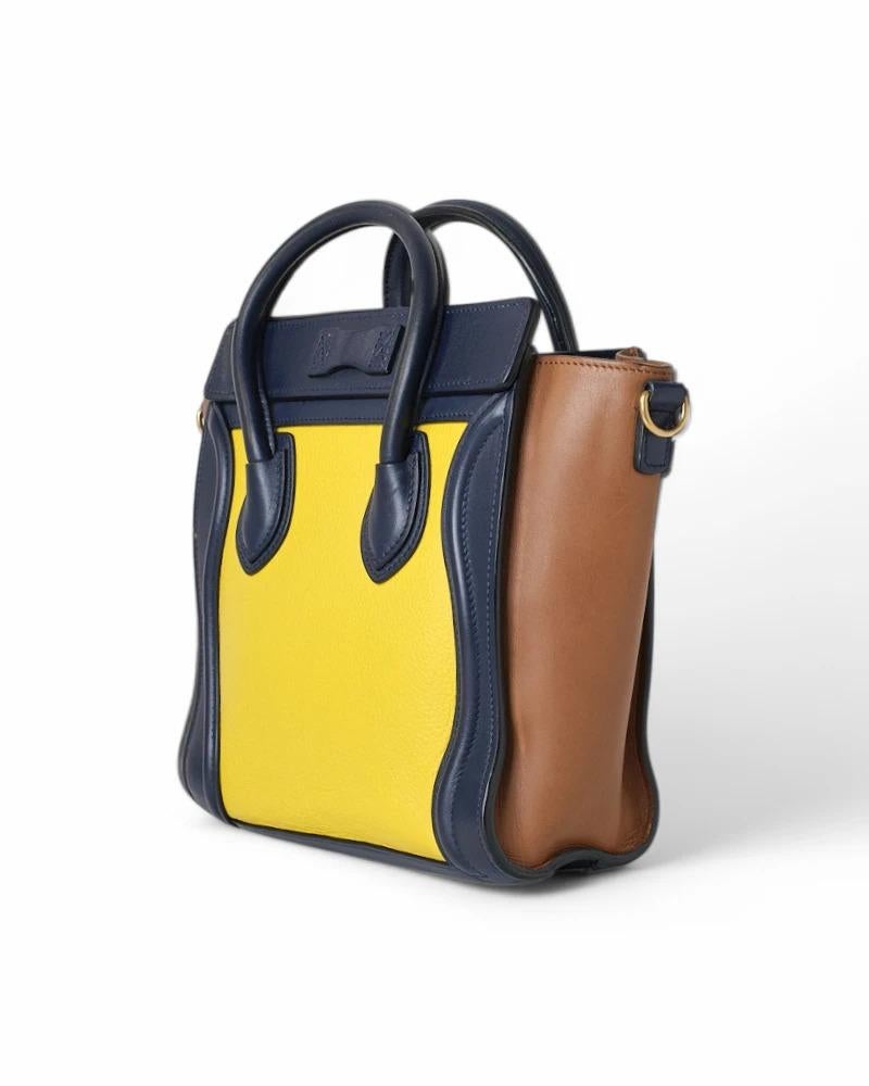 Celine Luggage Small Tricolor 2