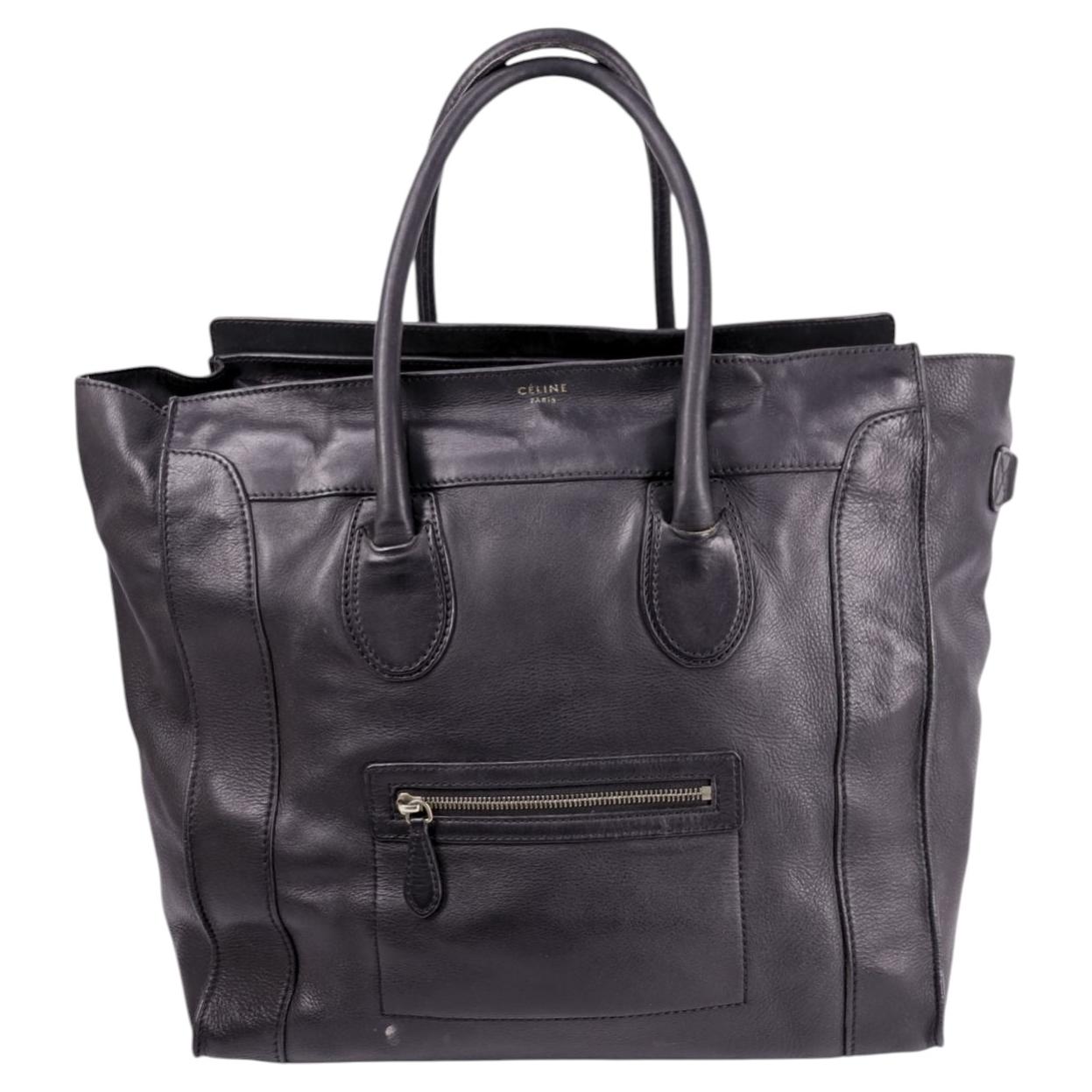 Bolso Tote Céline - Shopper mediano de piel negra
