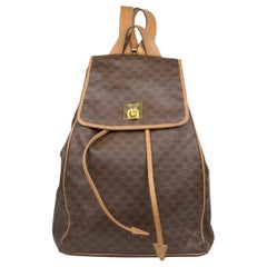 Celine Vintage Macadam Backpack Bag For Sale at 1stDibs  celine backpack  vintage, vintage celine backpack, celine vintage backpack