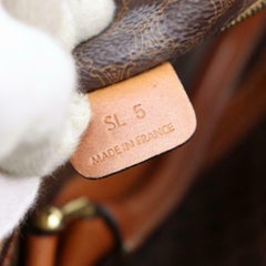 Céline Macadam Boston Duffle with Strap 870448 Brown Coated Canvas Travel Bag