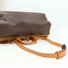 Céline Macadam Boston Extra Large Duffle with Strap 870313 Canvas Travel Bag