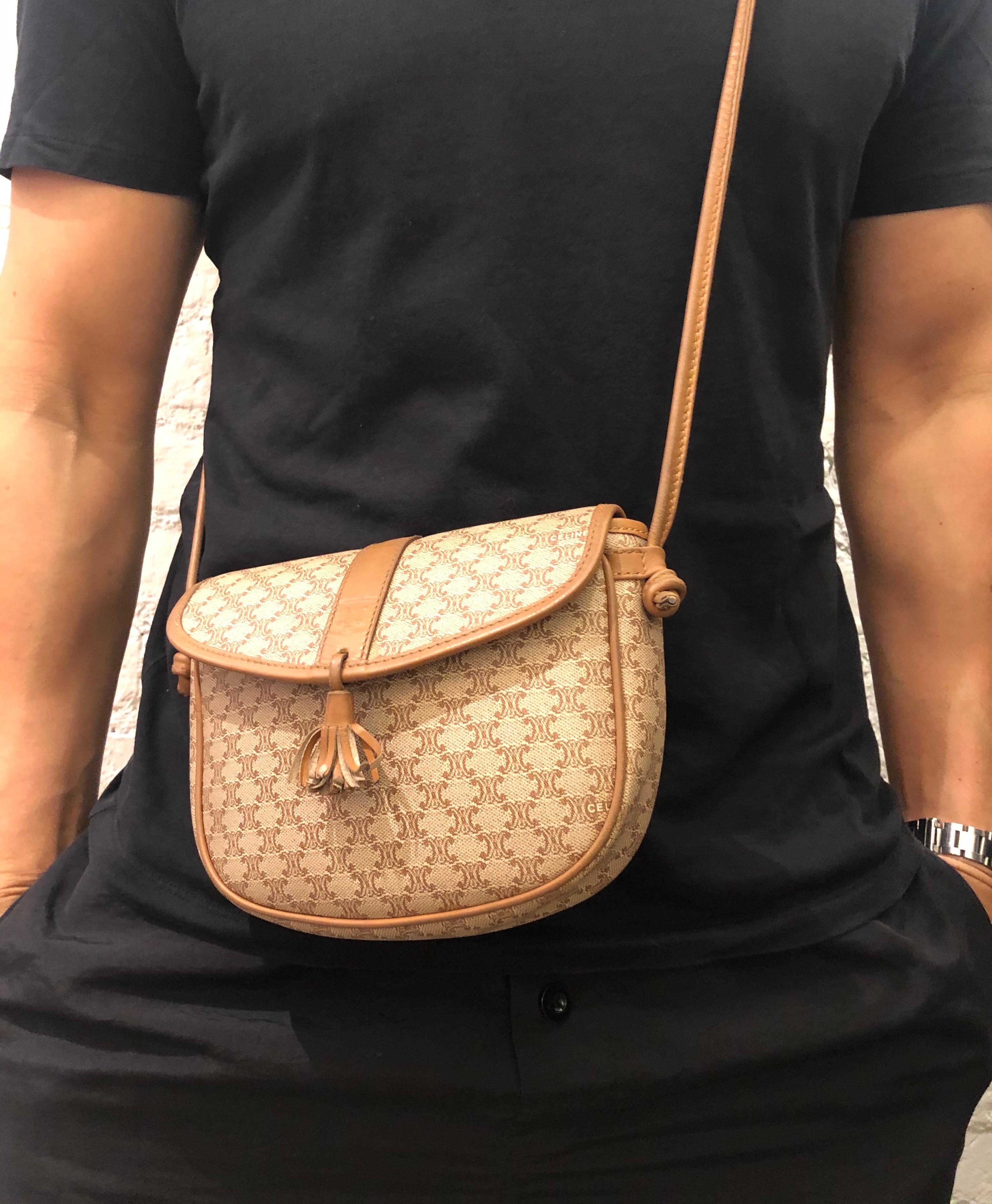 Women's or Men's CELINE Macadam Canvas Mini Crossbody Bag