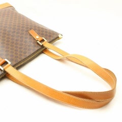 Céline Macadam Monogam 868388 Brown Coated Tote