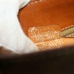 Céline Macadam Monogram Zip 870610 Brown Coated Canvas Tote