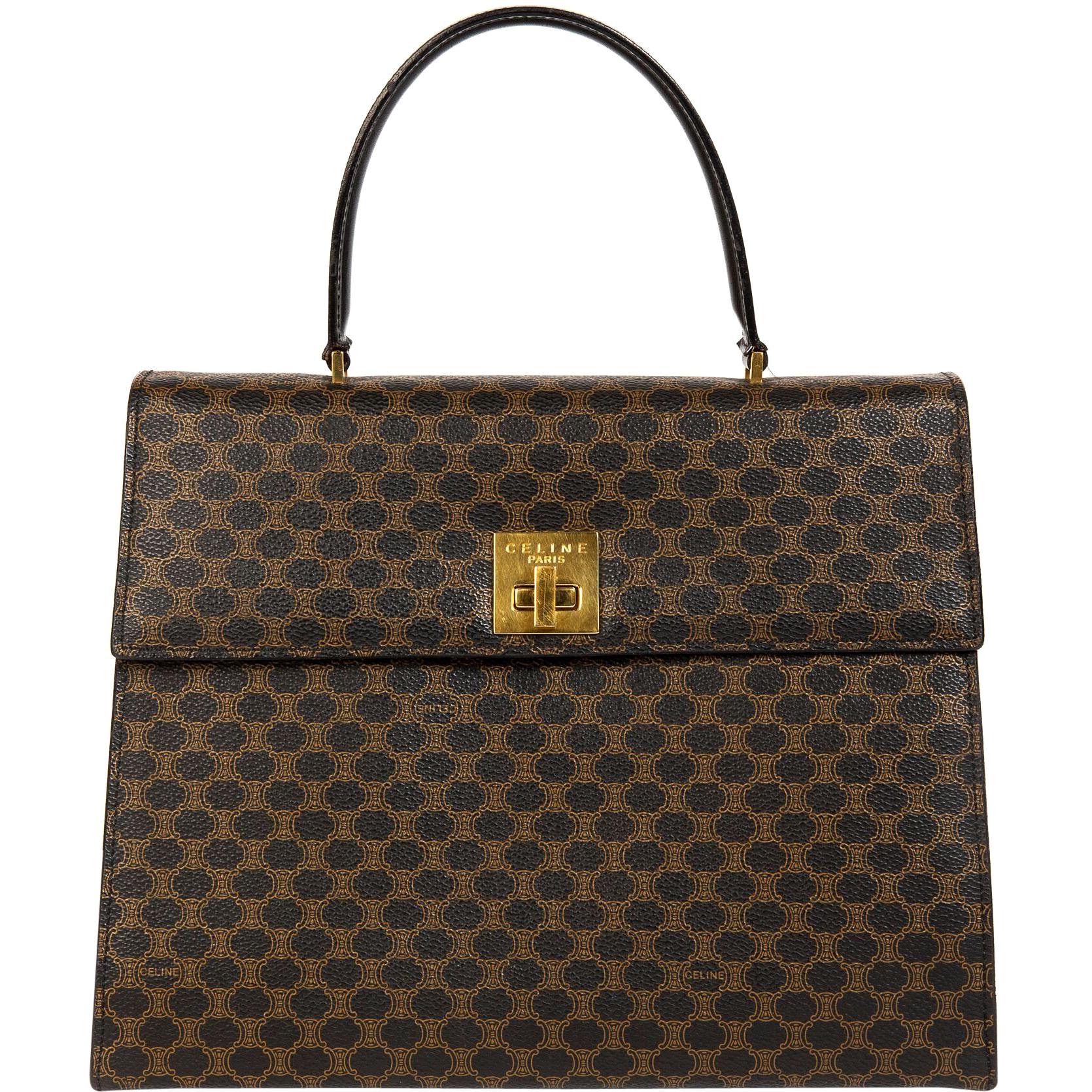 C line Macadam Top Handle Bag at 1stDibs celine macadam bag