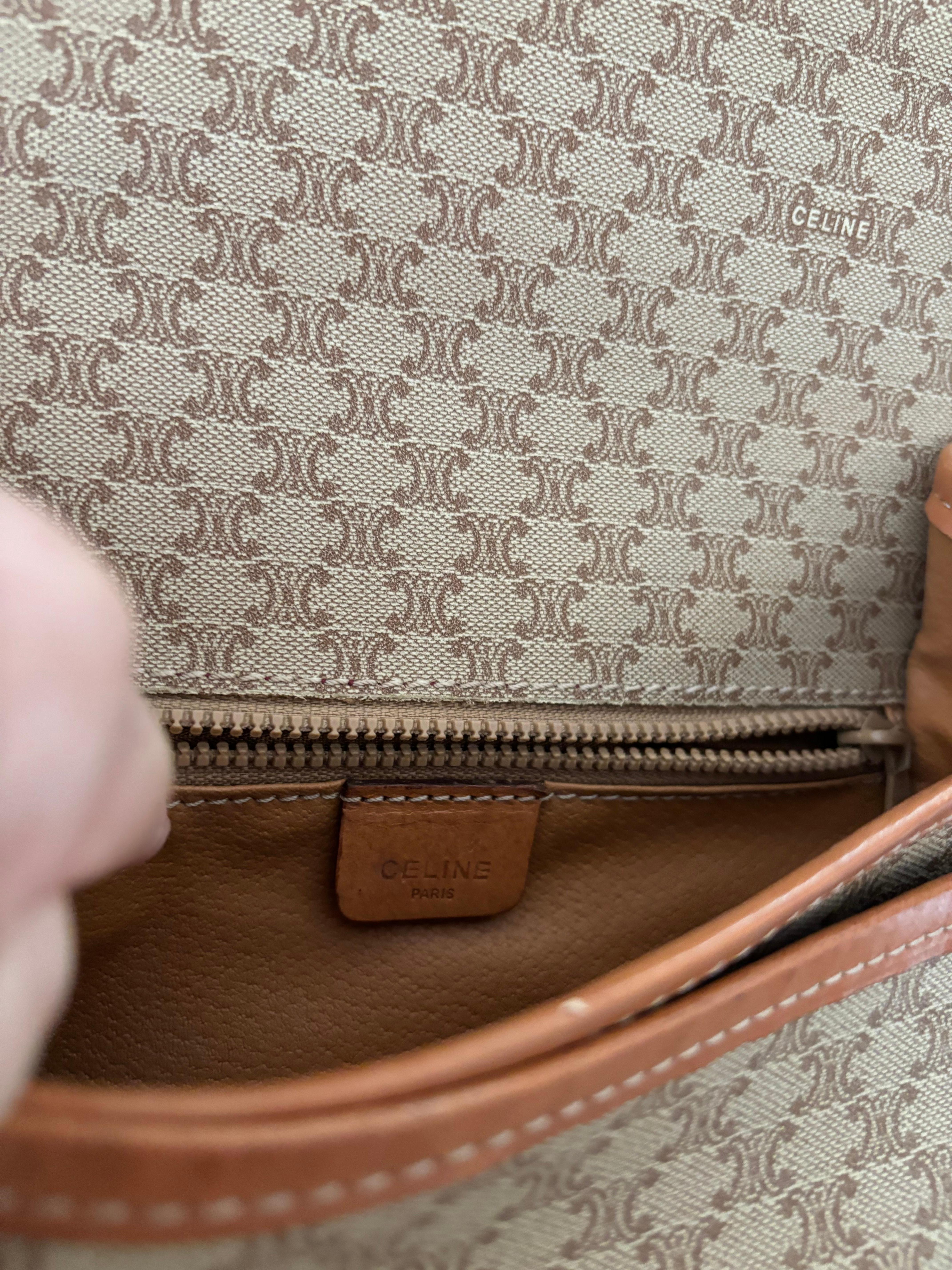Women's Celine Macadam Triomphe Crossbody