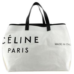 Celine Made In Tote Bag Natural Canvas