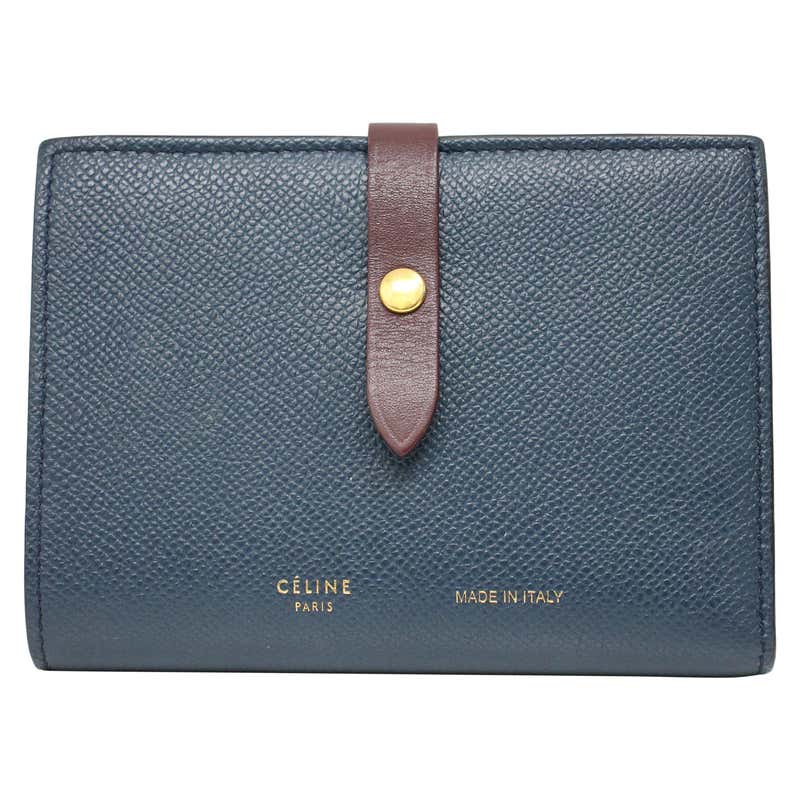 Celine Black Leather Wallet For Sale at 1stdibs