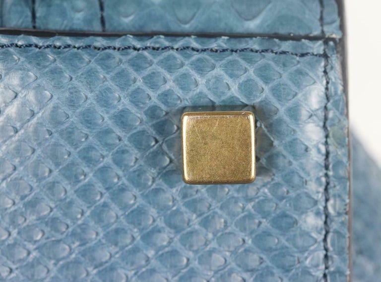 Celine Medium Python Phantom Luggage Tote Bag For Sale at 1stDibs