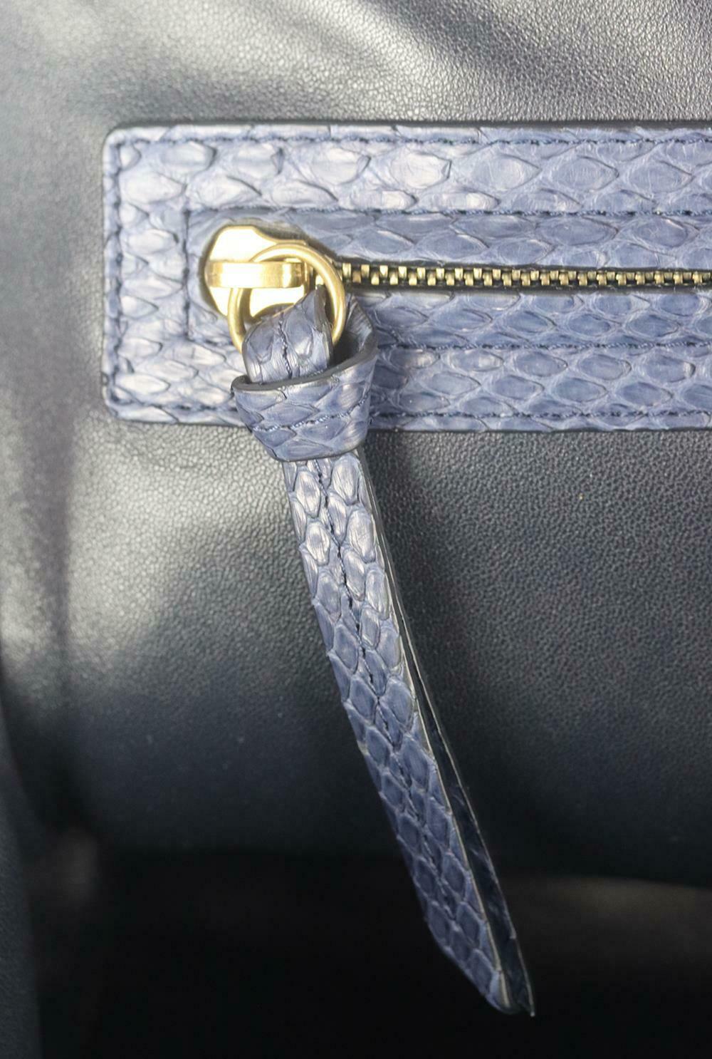 Celine Medium Python Phantom Luggage Tote Bag at 1stDibs