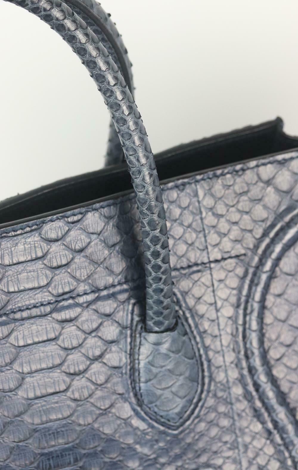 Celine Medium Python Phantom Luggage Tote Bag 3