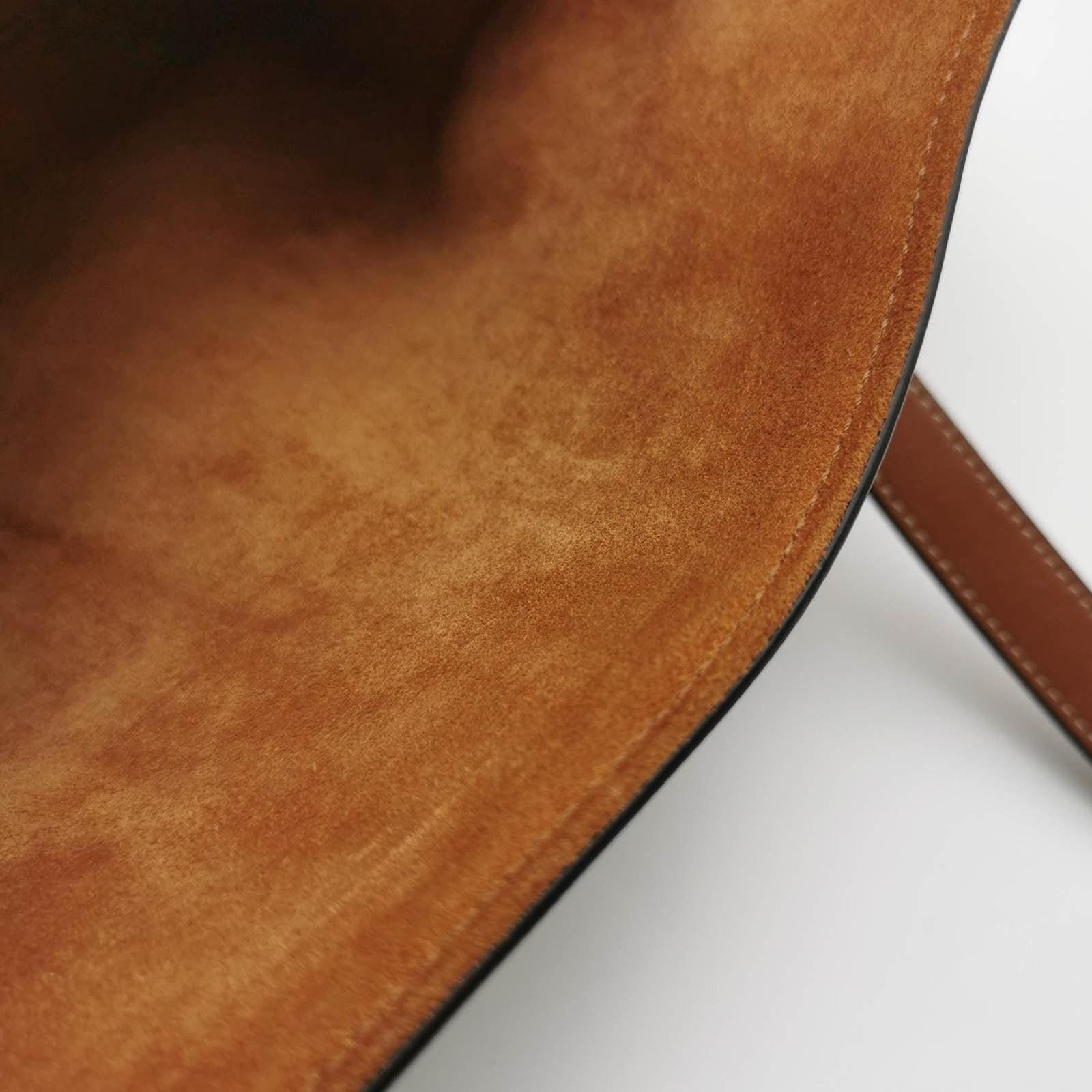 Celine Medoim Soft 16 Bag Caramel Natural Tan Smooth Calfskin Leather 7