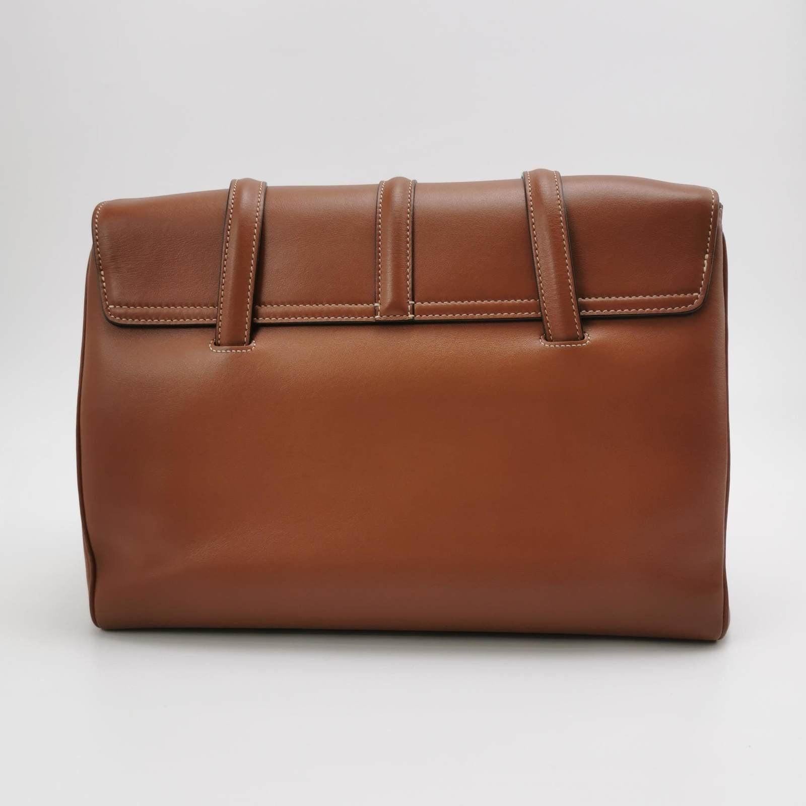 Celine Medoim Soft 16 Bag Caramel Natural Tan Smooth Calfskin Leather 1