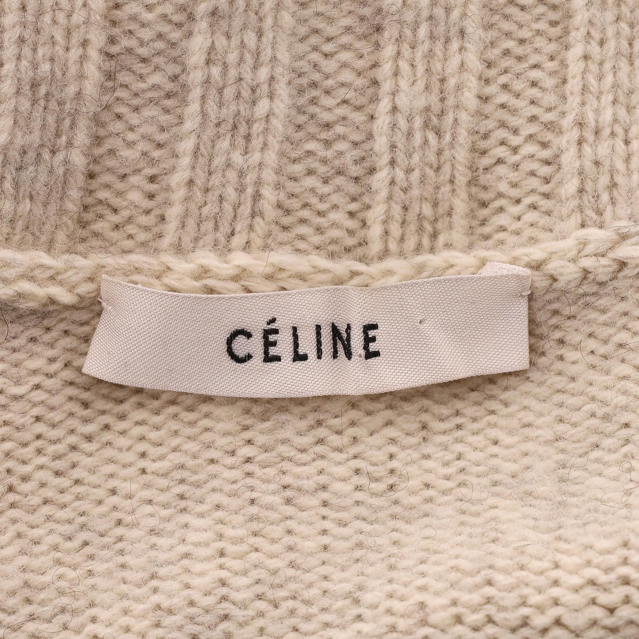 Donna Maglione a collo alto in lana di Celine e Yak in vendita
