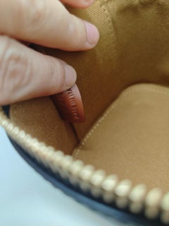 Celine MINI VANITY CASE in Triomphe Canvas and Calfskin