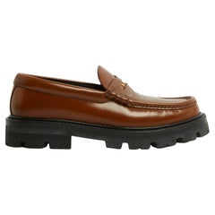 Céline Mocasines EU36 Margaret Mocasines de cuero toffee Zapatos UK3.5 US6 Celine