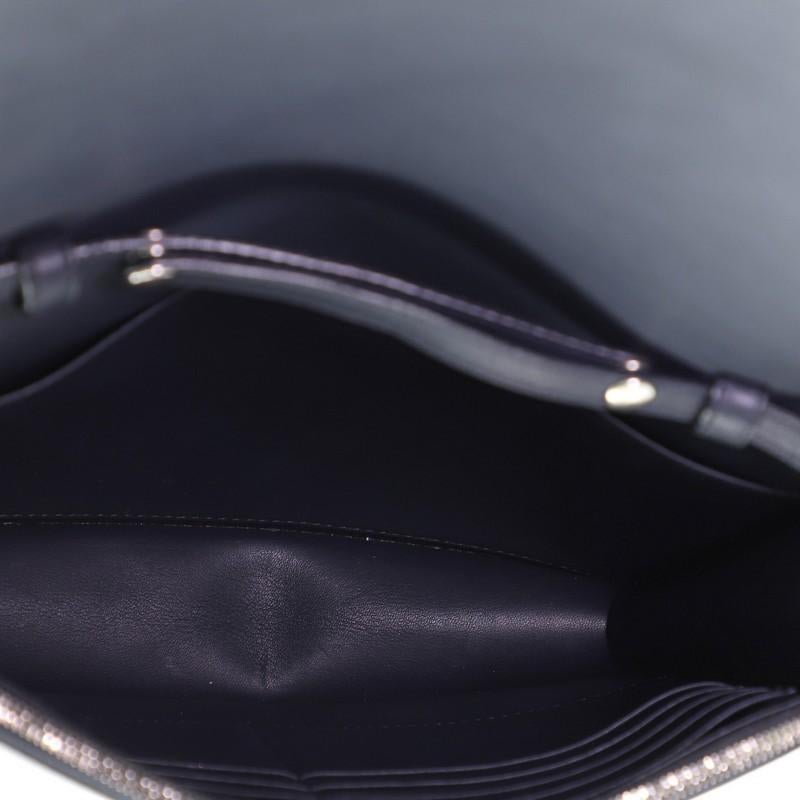Celine Model: Frame Evening Clutch on Chain Leather In Good Condition In NY, NY
