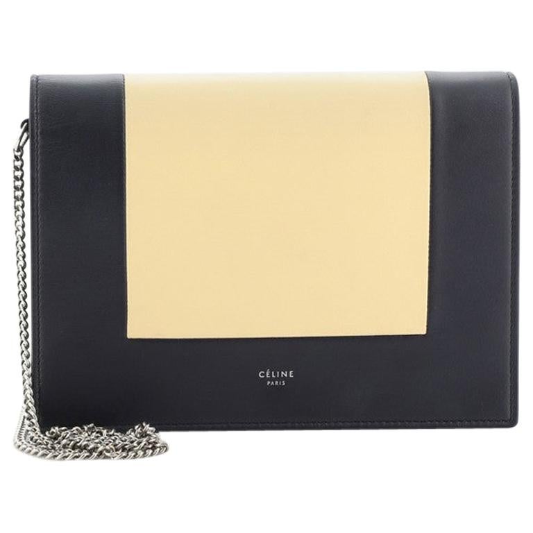  Celine Model: Frame Evening Clutch on Chain Leather